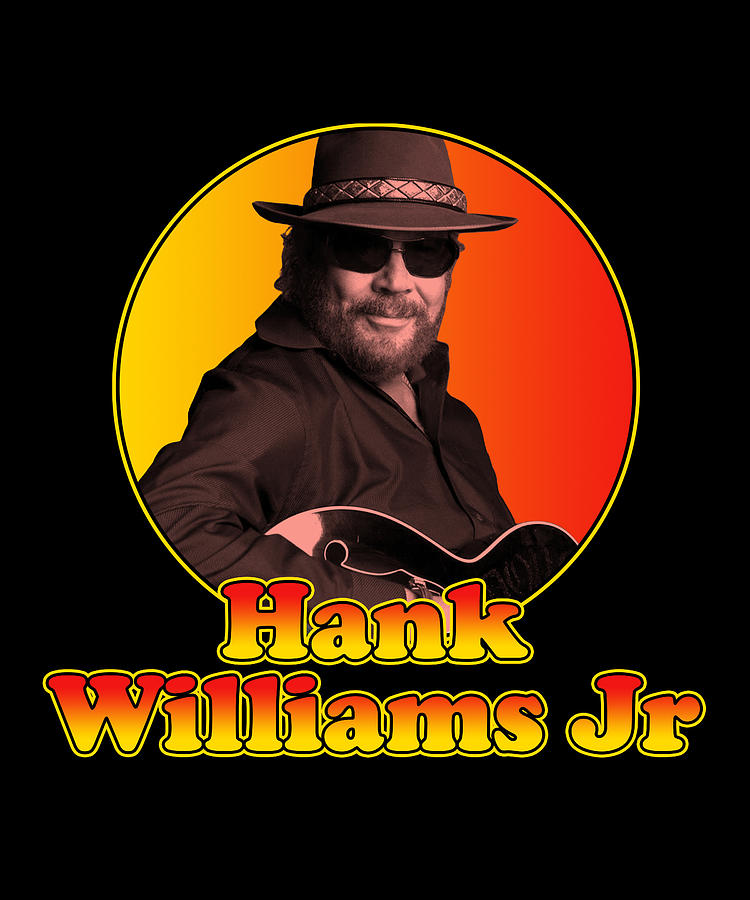 Graphic Hank Williams Jr Tribute Gift For Fans Digital Art by Design