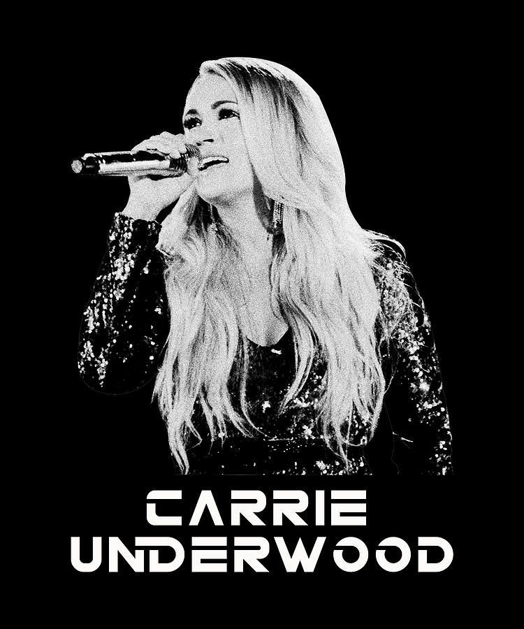 Graphic Love Carrie Underwood Official Merchandise Digital Art by Roya ...