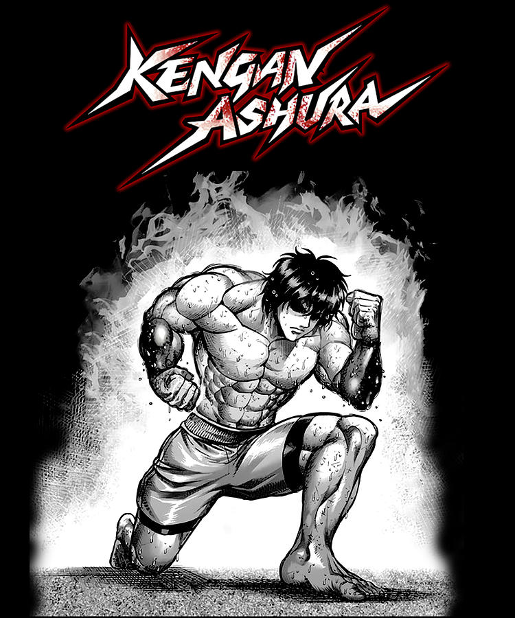 Graphic Ohma Tokita Strong Kengan Ashura Gifts For Fans Drawing By 