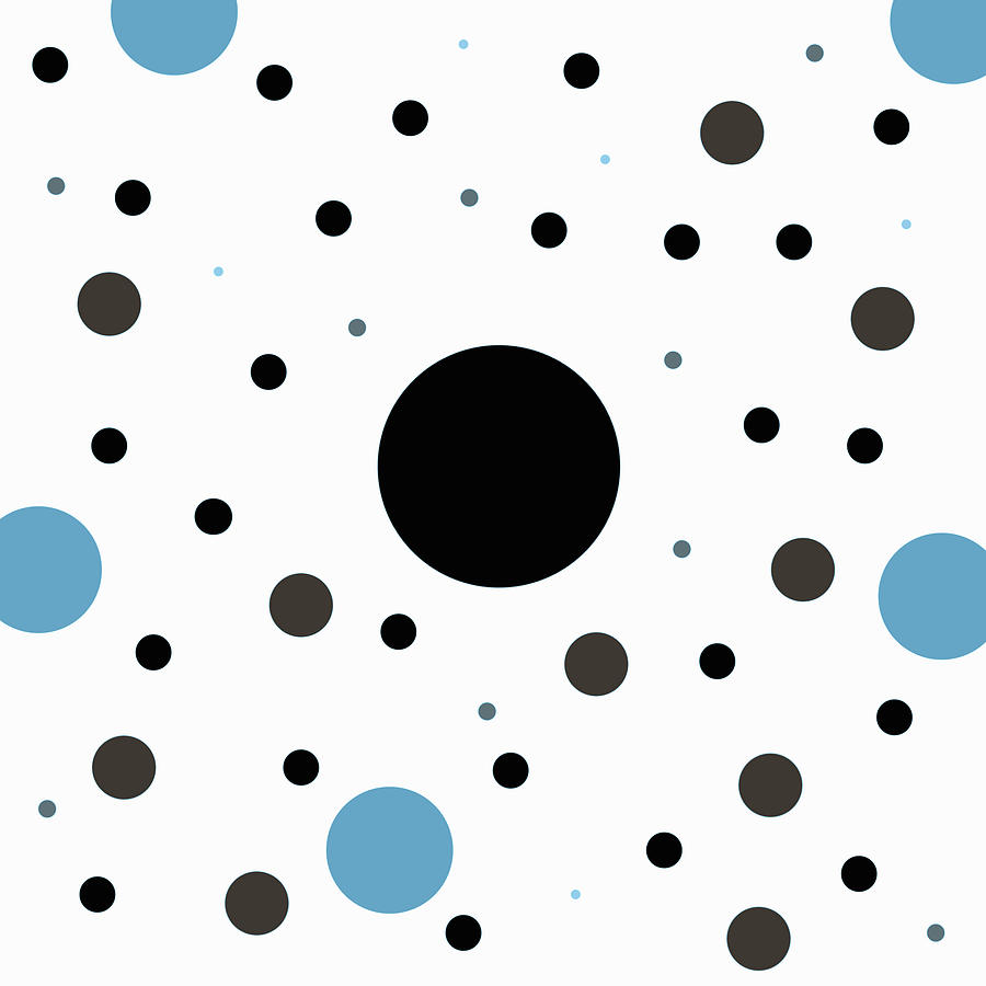 Graphic Polka Dots Digital Art by Amelia Pearn
