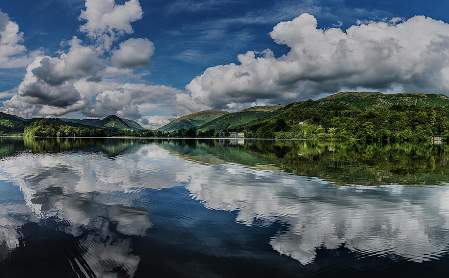 Grasmere Panorama, Cumbria,2 Photograph by Maggie Mccall
