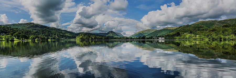Grasmere Panorama, Cumbria, England Photograph by Maggie Mccall