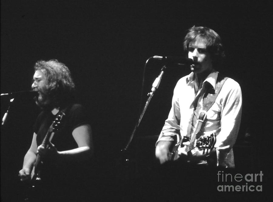 Grateful Dead Photograph - Grateful Dead In Concert Black and White Image by Susan Carella