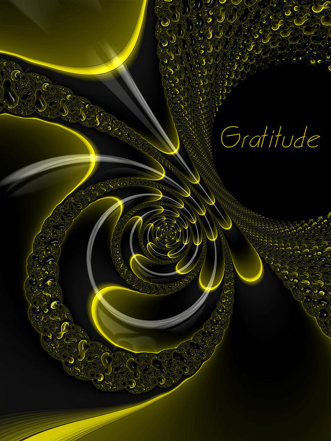 Gratitude #10 Digital Art by Mary Ann Benoit