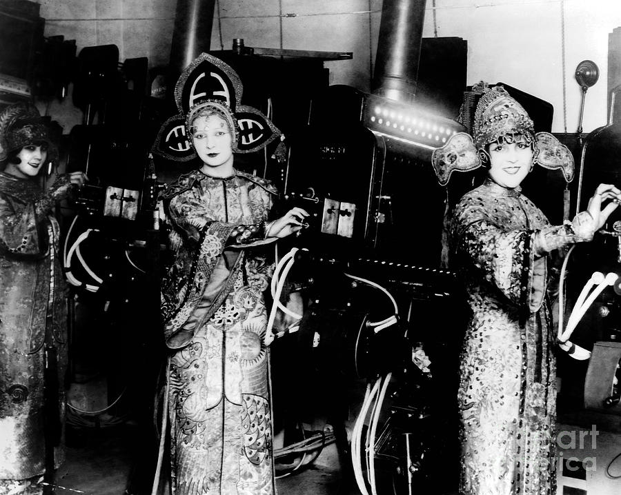 Grauman Chinese Theatre Usherettes Photograph by Sad Hill - Bizarre Los Angeles Archive