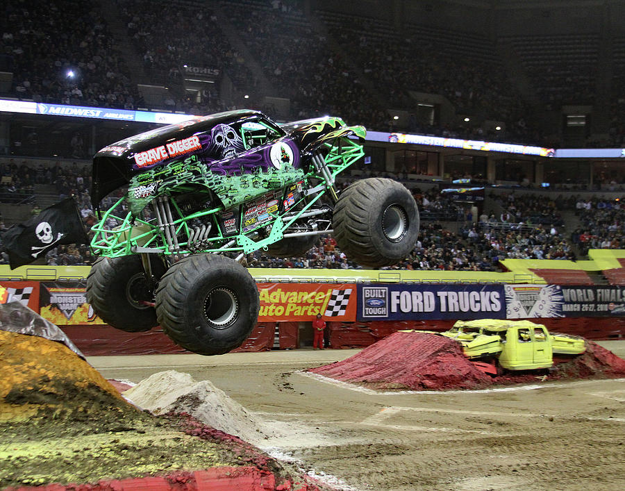 Grave Digger Monster Truck Photograph by Steve Bell - Fine Art America