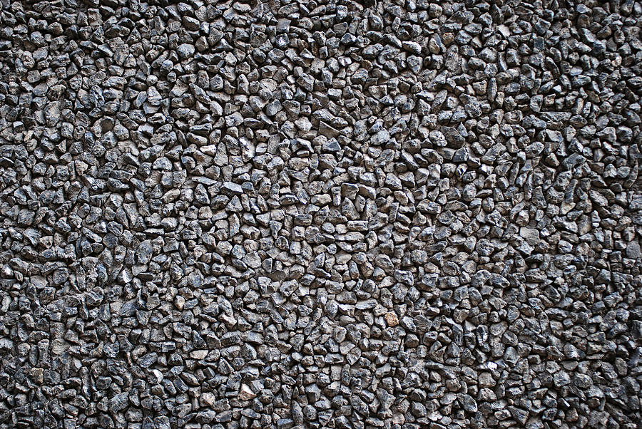 Gravel texture background Photograph by Ilbusca