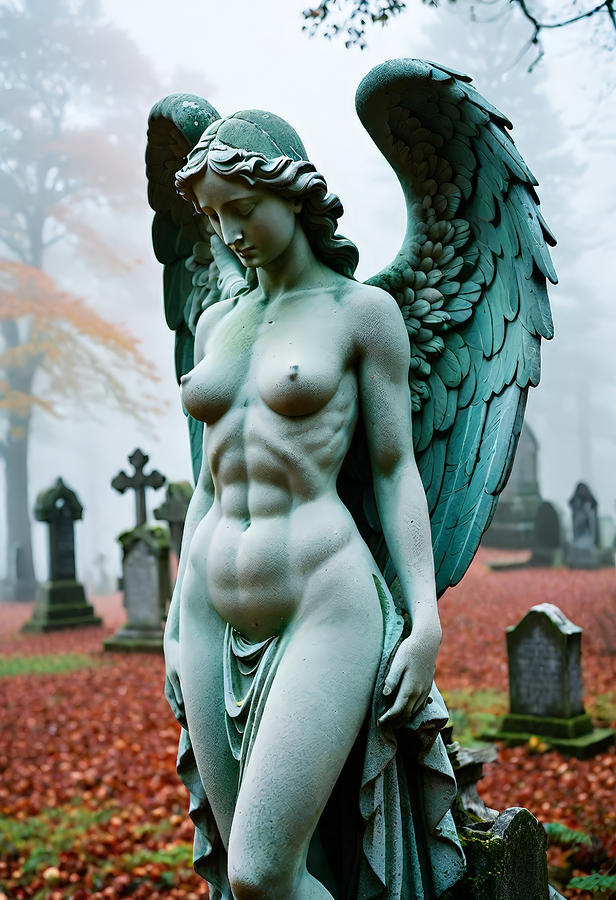 Fall Photograph - Graveyard Beauties No.18 by My Head Cinema
