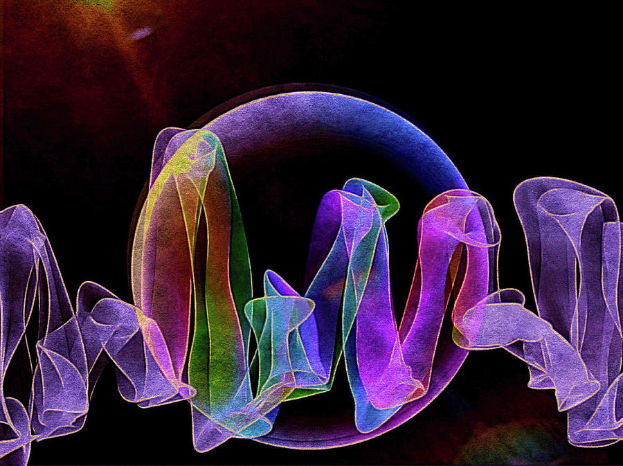 Gravitational Waves Digital Art by Susan Maxwell Schmidt