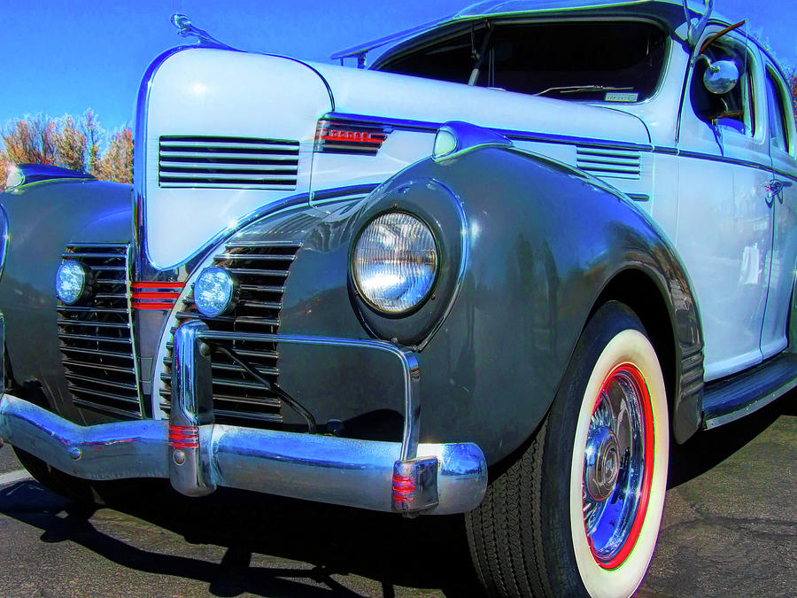 Gray 1939 Dodge Sedan Front Corner Photograph by DK Digital Gray 1939 Dodge Sedan Front Corner Photograph by DK Digital