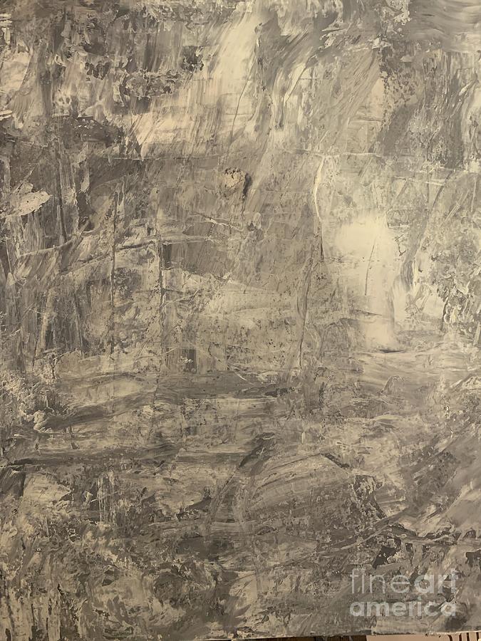 Gray Abstract 428 B Painting