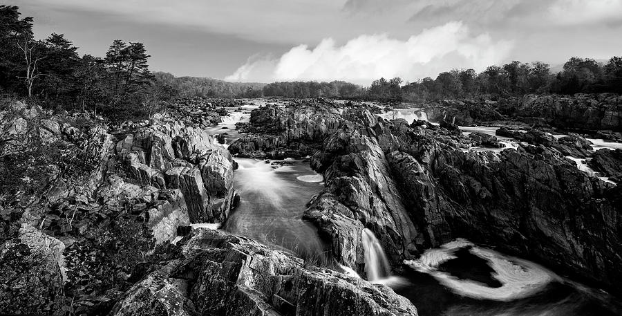 Gray Great Falls Photograph by Art Cole