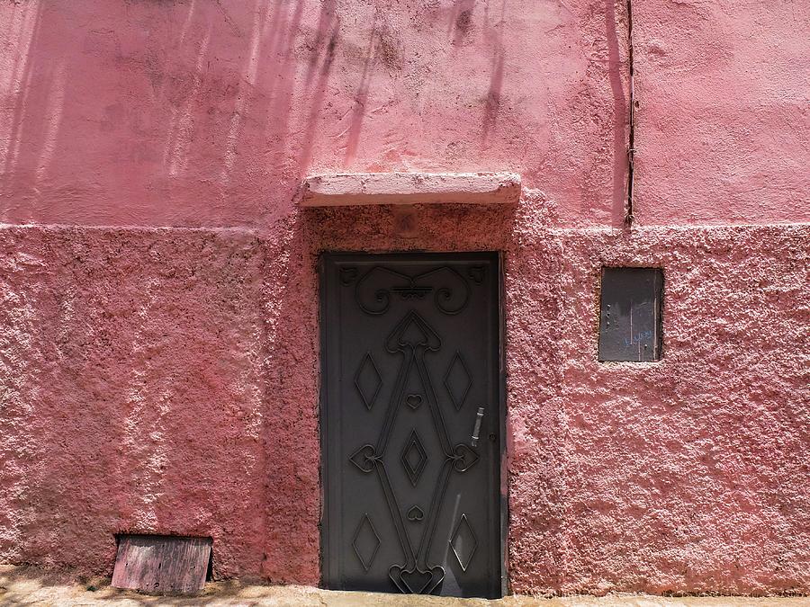 Door Photograph - Gray metal door frame - Marrakesh, Morocco by Julien