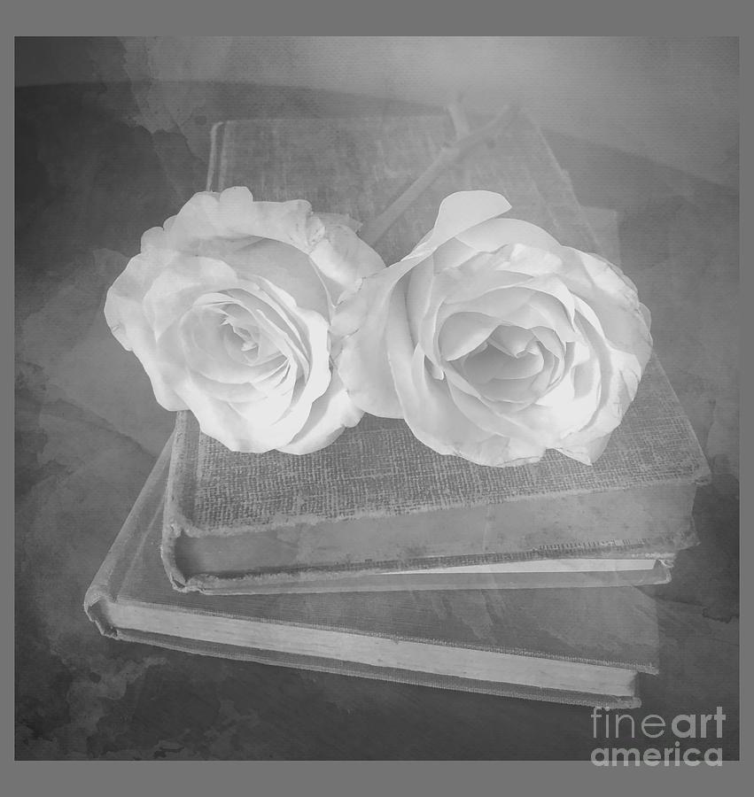 Gray Vintage Roses Photograph by Luther Fine Art