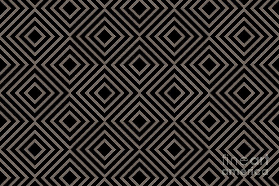 Grayish Brown and Black Square Line Art Pattern Pairs 2022 Popular ...