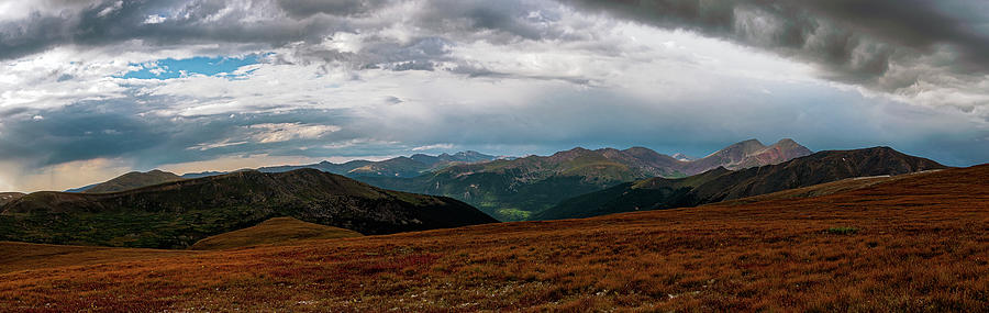 Grays and Torreys Pano  Photograph by Bitter Buffalo Photography