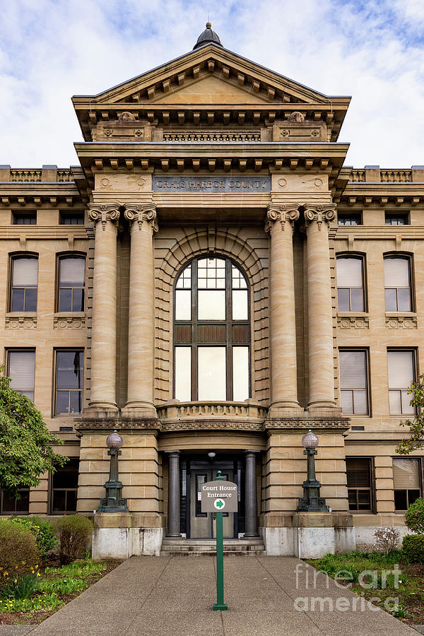 Grays Harbor Courthouse II Photograph by Cindy Shebley Fine Art America