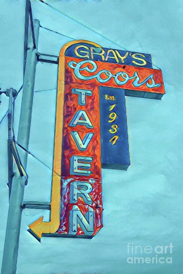 Grays Coors Tavern 2 Photograph by Tony Baca