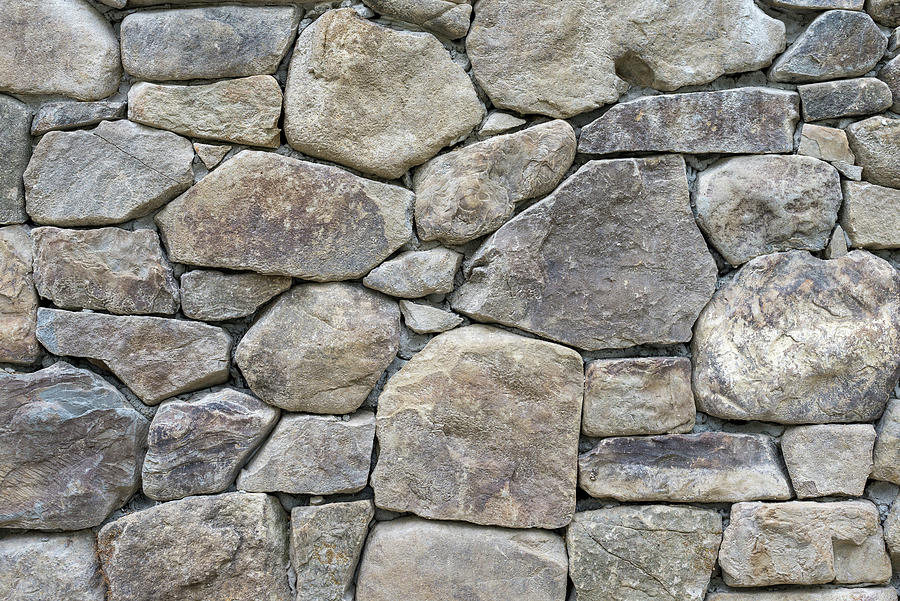 Graystone Blocks Background Photograph by Damian Pawlos - Pixels