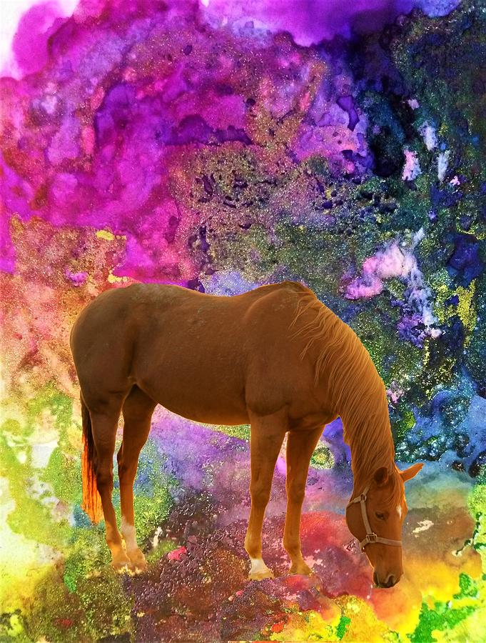 Grazing Digital Art by Mary Poliquin - Policain Creations