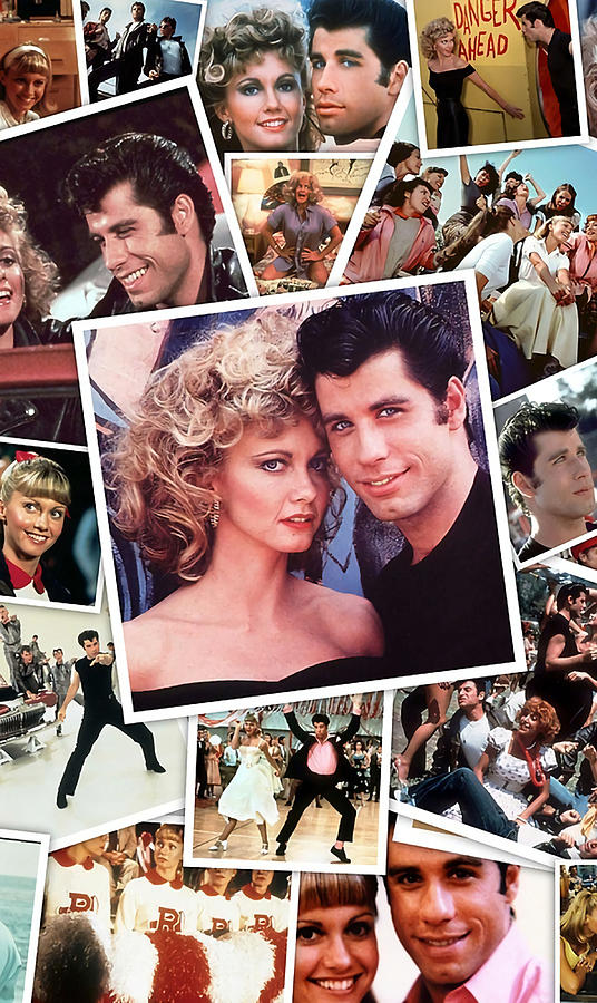 Grease Brillantine Poster nostalgia Painting by Morgan Freddie - Fine ...