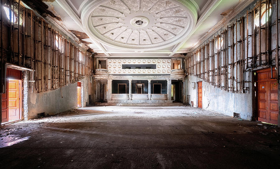 Great Abandoned Theatre Photograph by Roman Robroek
