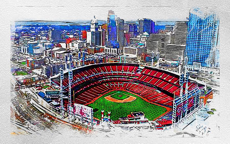 Great American Ball Park Baseball Stadium Cincinnati S Ohio Mlb ...