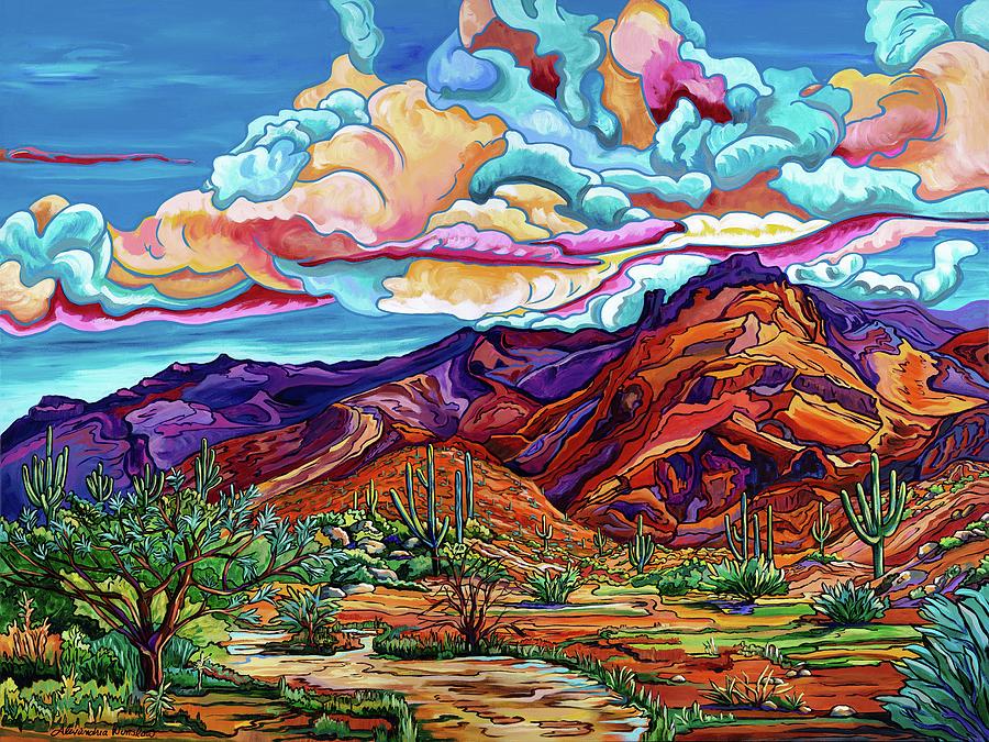 Tucson Painting - Great American Southwest by Alexandria Winslow