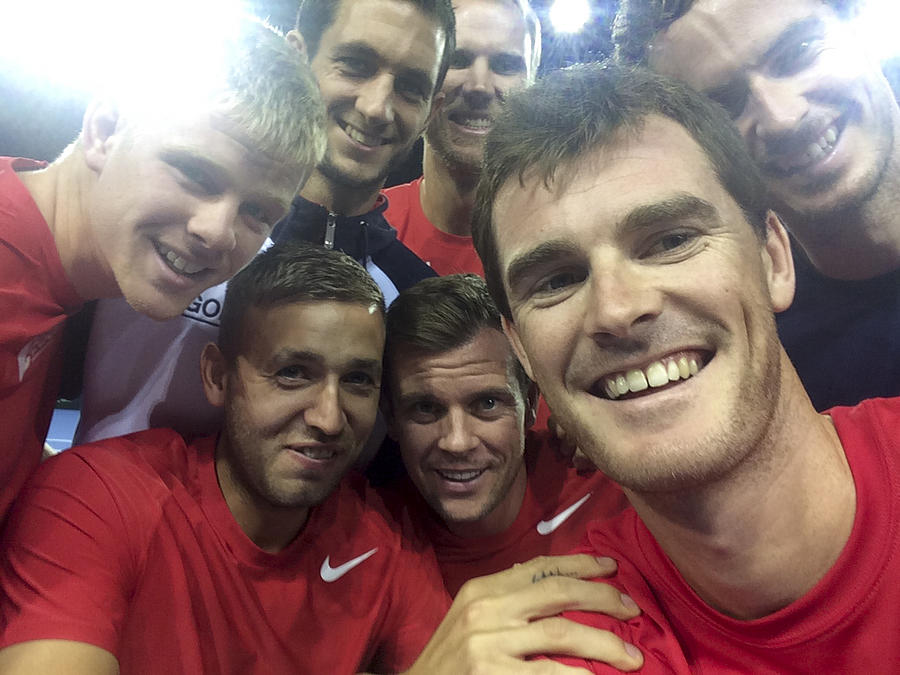 Great Britain v Australia Davis Cup Semi Final 2015 - Day 3 Photograph by Handout