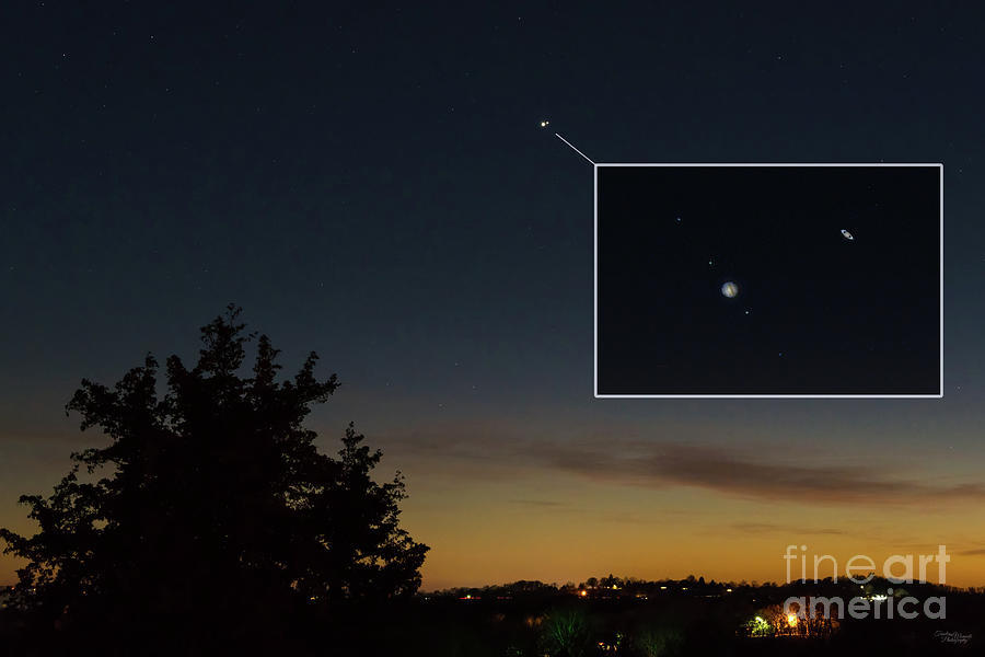 Great Conjunction Twilight Photograph by Jennifer White