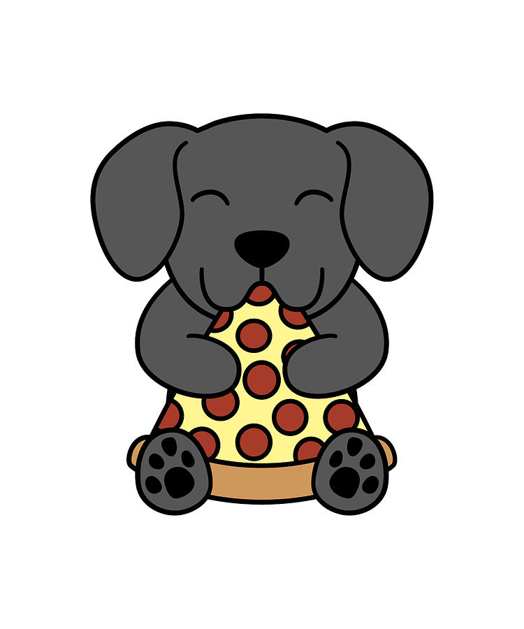 Great Dane Pizza Enthusiast Digital Art by Jeff Chen - Fine Art America