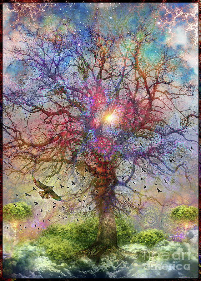 The Tree of Life- II Digital Art by Leonard Rubins