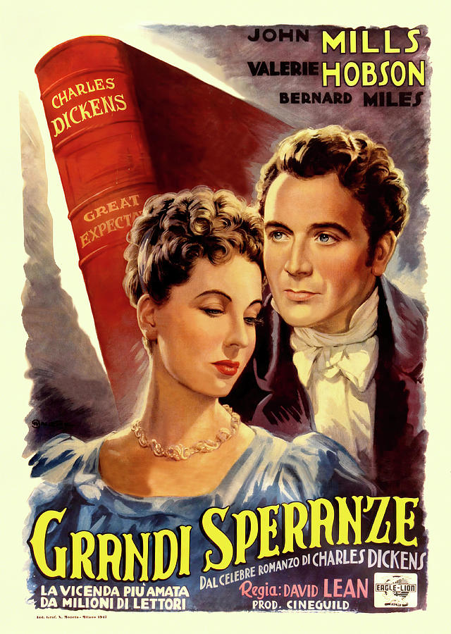 Great Expectations, 1946 - art by Anselmo Ballester Mixed Media by Movie World Posters