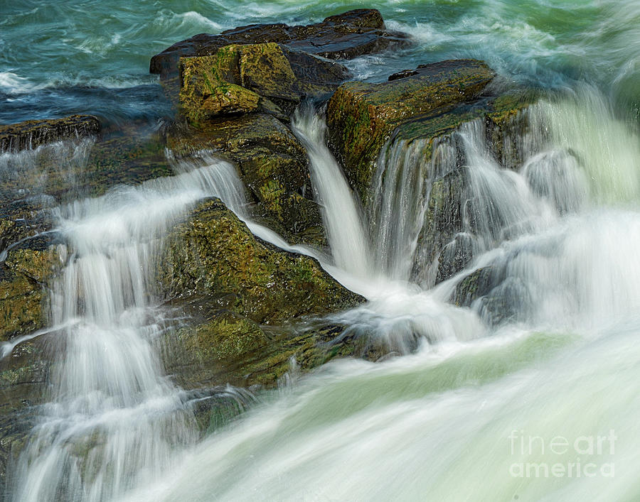Great Falls cascades Photograph by Izet Kapetanovic
