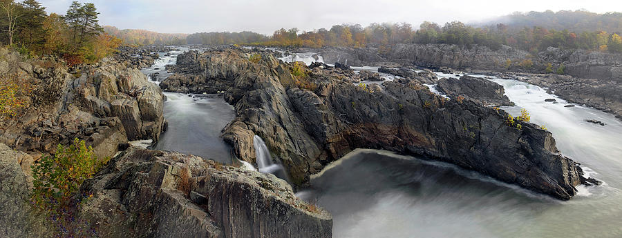 Great Falls Morning Photograph by Art Cole