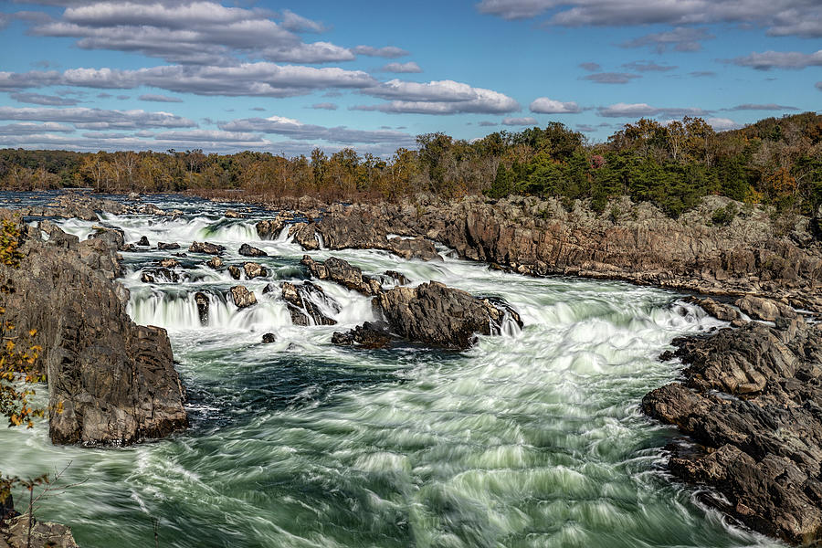 Great Falls Photograph by Zev Steinhardt