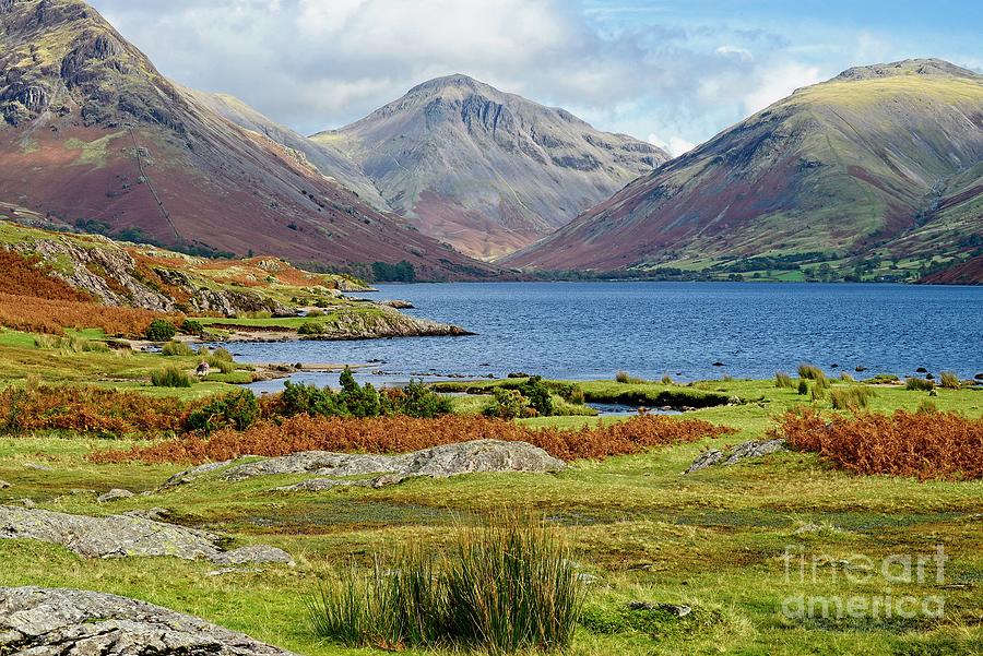 Great Gable Mountain Across WastWater Photograph by Martyn Arnold