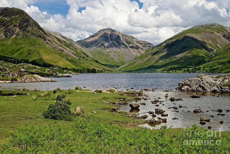Great Gable Mountain Lake Districcccct Photograph by Martyn Arnold