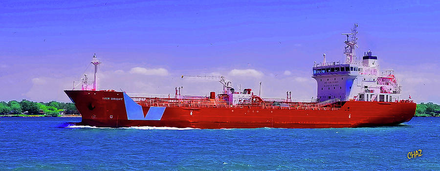 Great Lakes Ship Iver Bright cu Photograph by CHAZ Daugherty