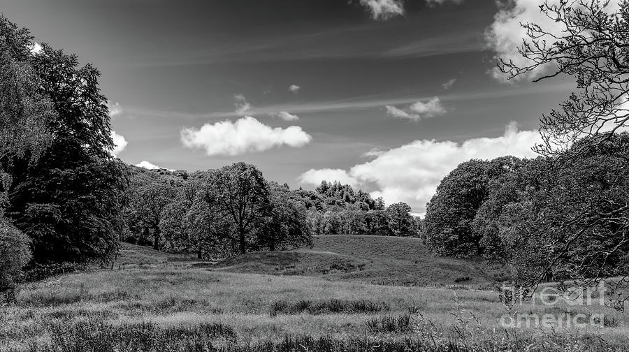 Great Langdale In Black And White Photograph By Pics By Tony - Fine Art 