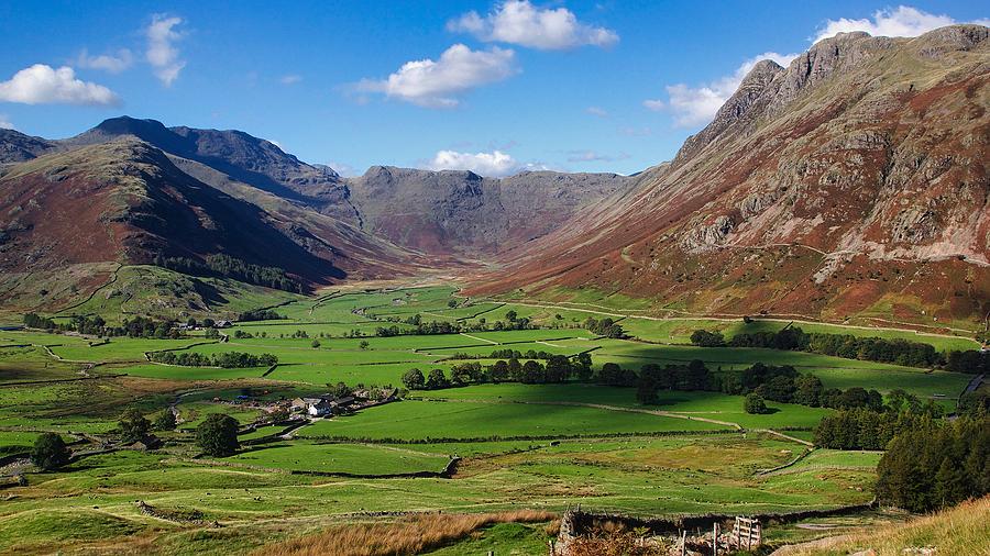 Great Langdale Valley, England Photograph by Terry Kearney