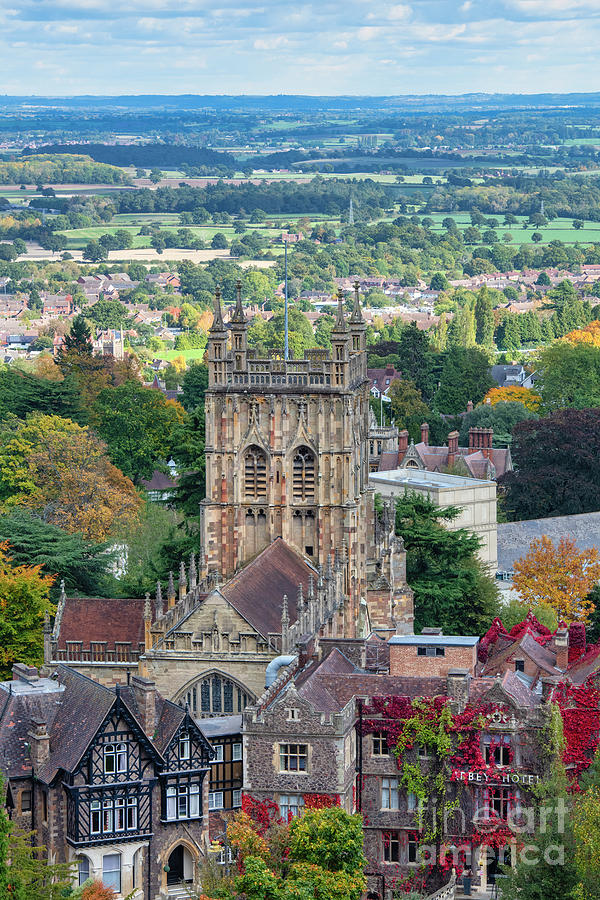 Great Malvern Priory and Abbey Hotel View Photograph by Tim Gainey