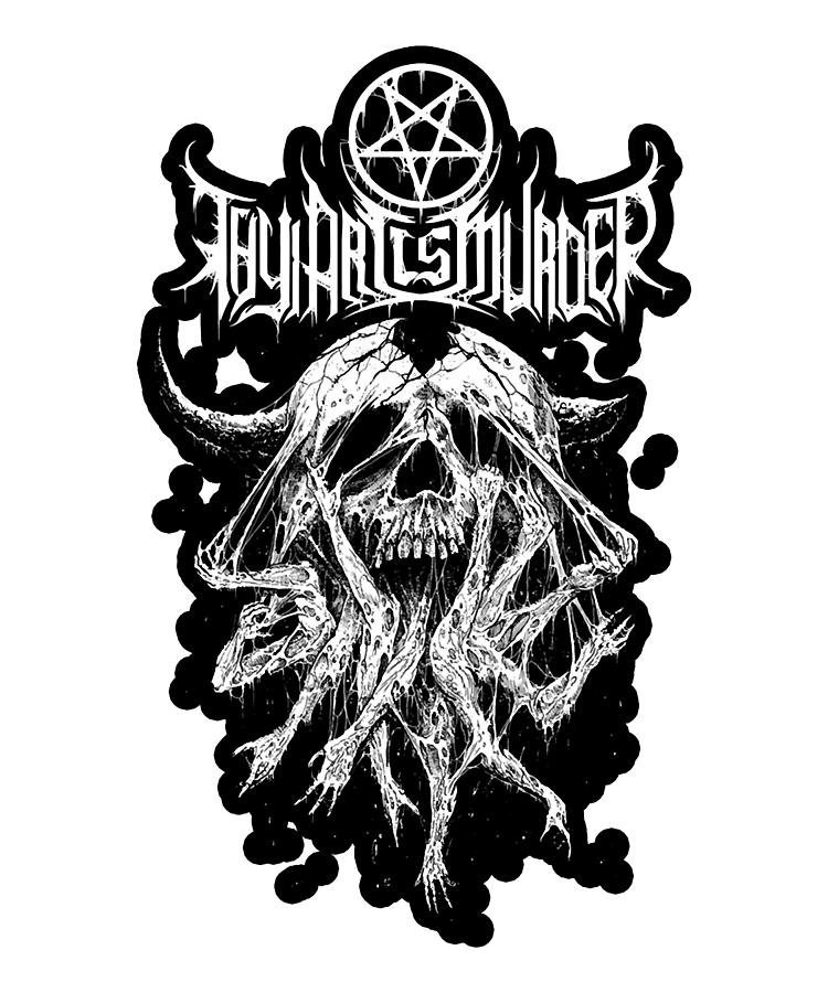 Great Model Thy Art Deathcore Is Murder Band Gifts Movie Fans Drawing ...