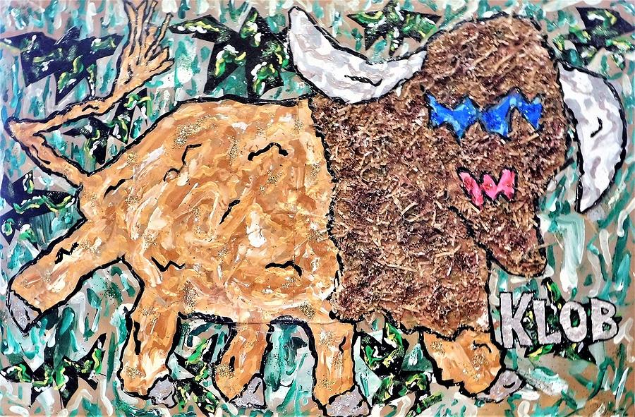 Great Plains Bison Mixed Media by Kevin OBrien