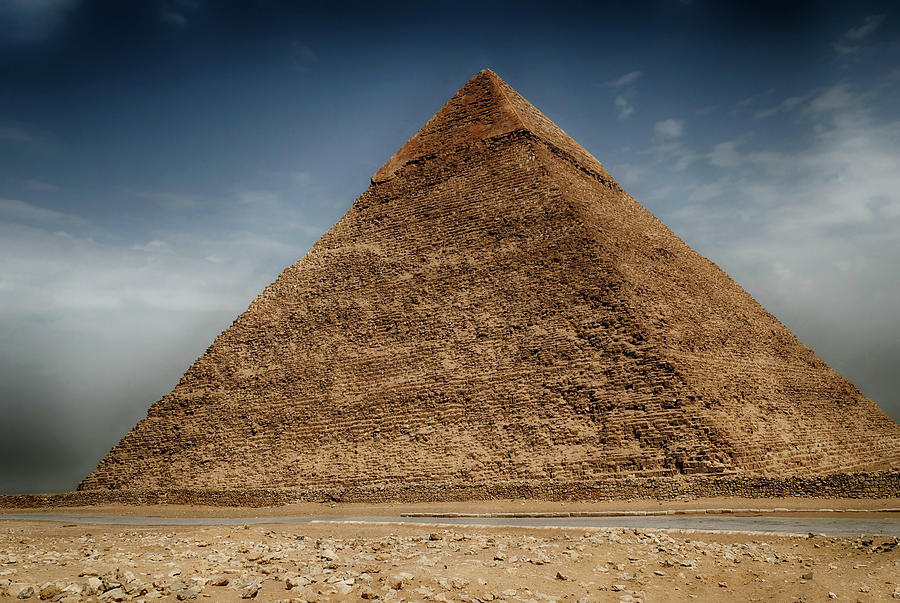 Great pyramid of Khafre Photograph by Steve Estvanik