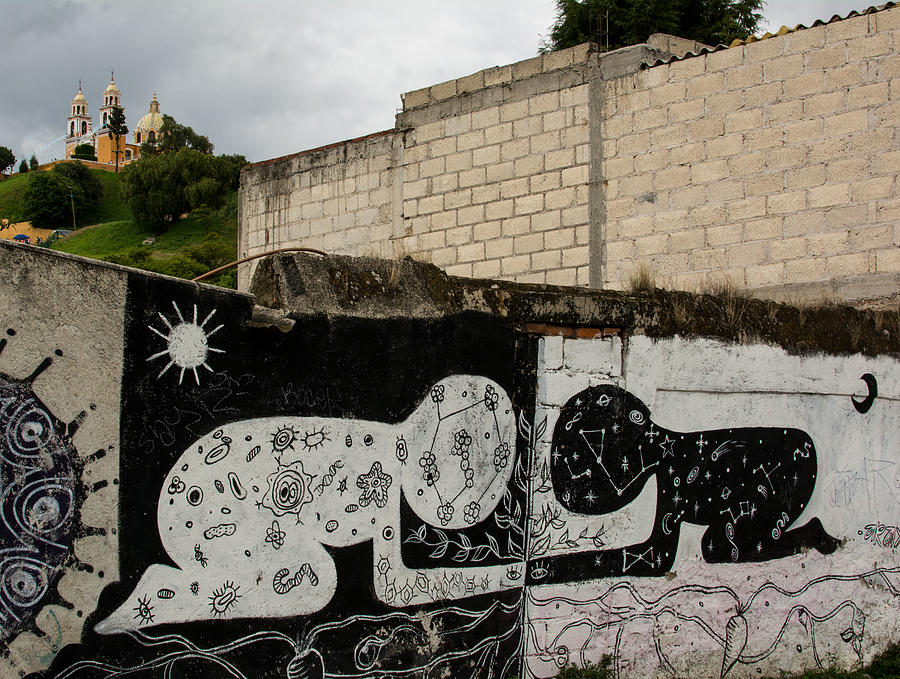 Great Pyramid of Cholula, Graffiti Photograph by Jason Harman | Pixels