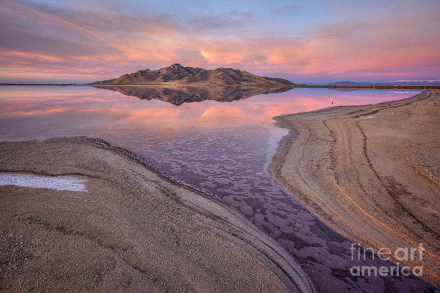 Great Salt Lake Sunset Photograph by Spencer Baugh