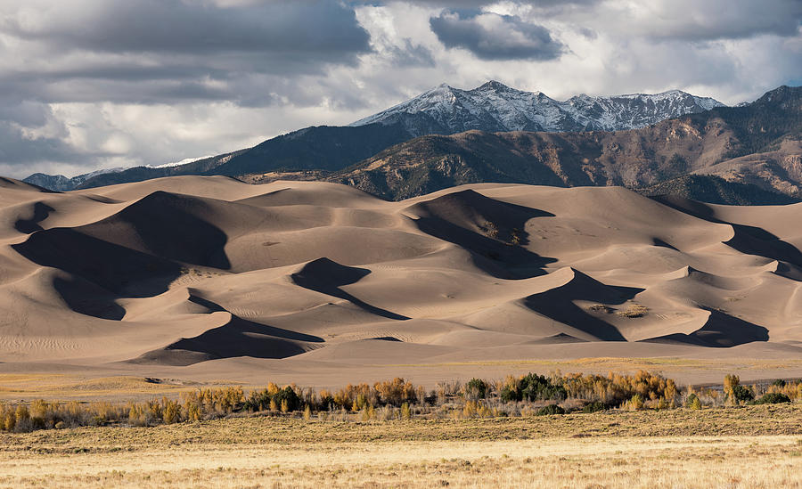 Great Sand Dunes National Park located in the San Luis Valley, Colorado ...