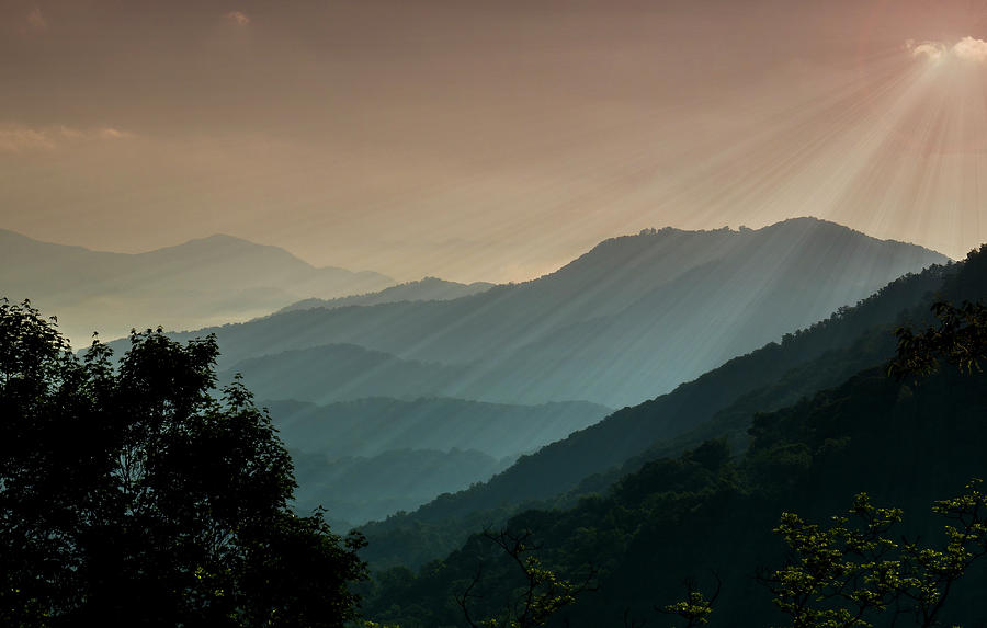 Great Smoky Mountains Blue Ridge Parkway Photograph by Patti Deters