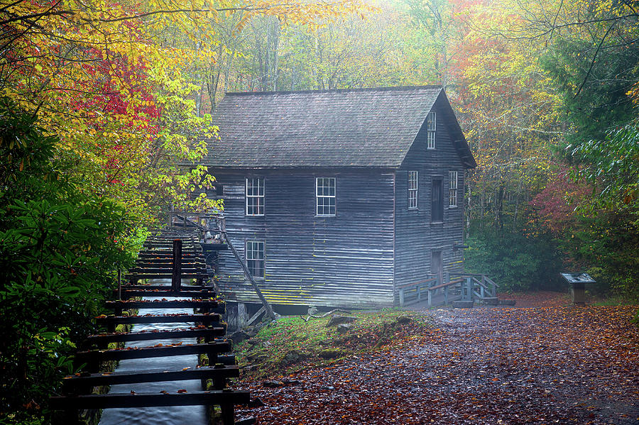 Great Smoky Mountains North Carolina Mingus Mill Autumn Alternate Photograph